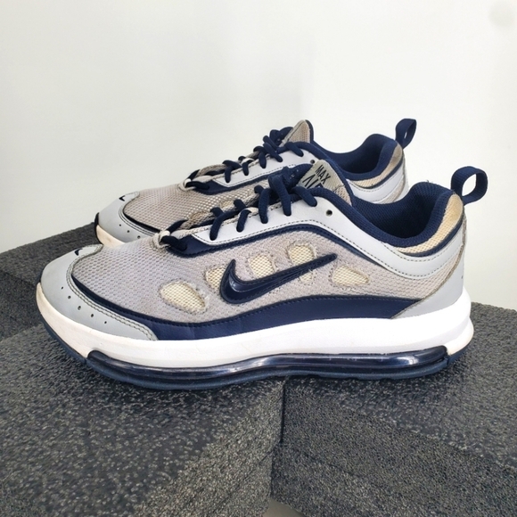 Nike Shoe Men's 9.5 Air Max AP Gray Navy White CU4826-005 - Picture 1 of 11